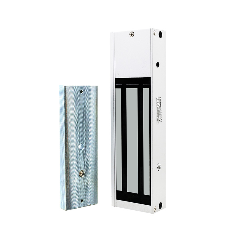 600lbs Holding Force Electric Magnetic Lock - Single Door Security System, 12V DC - Stainless Steel/Aluminium